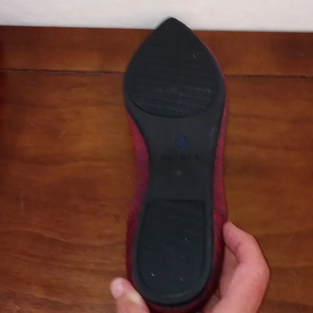Rothy’s The Point Crimson Heather Red Blue Flats Shoes - EU 41/ US 9.5 - RETIRED